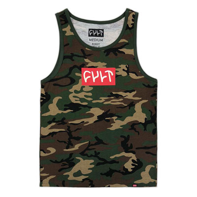 Cult Logo Tank - camo - M